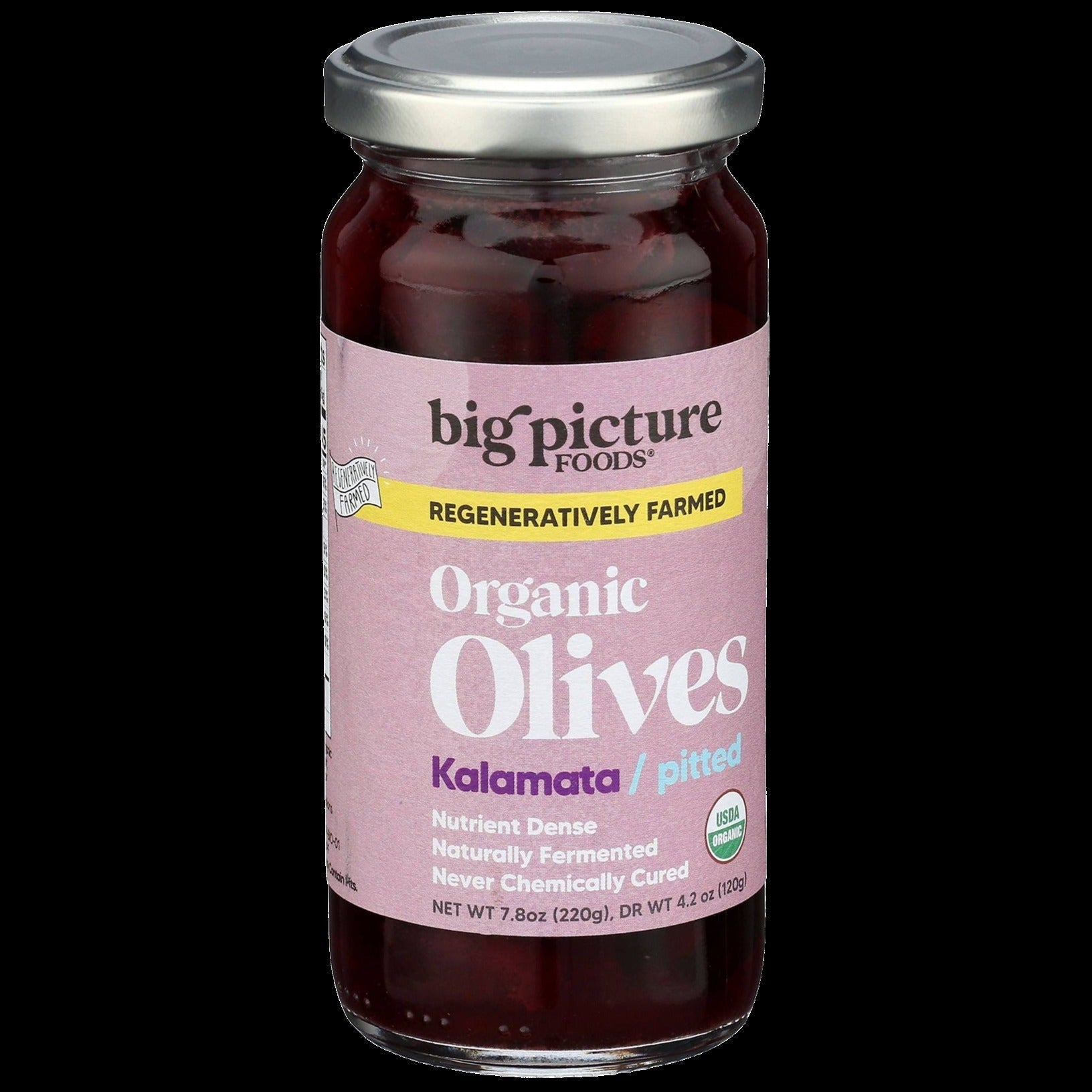 Regenerative Organic Kalamata Pitted Olives