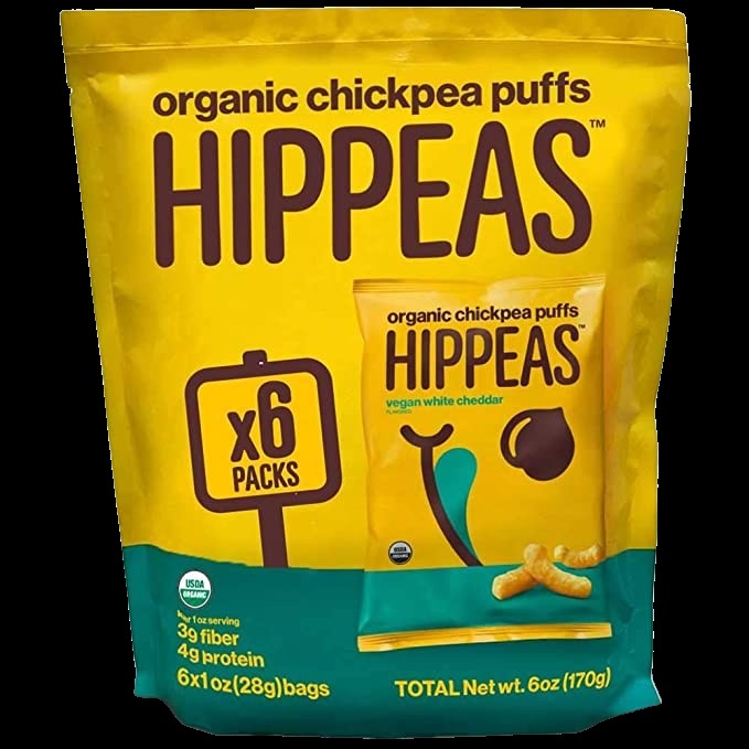 Organic Vegan White Cheddar Chickpea Puffs 6ct