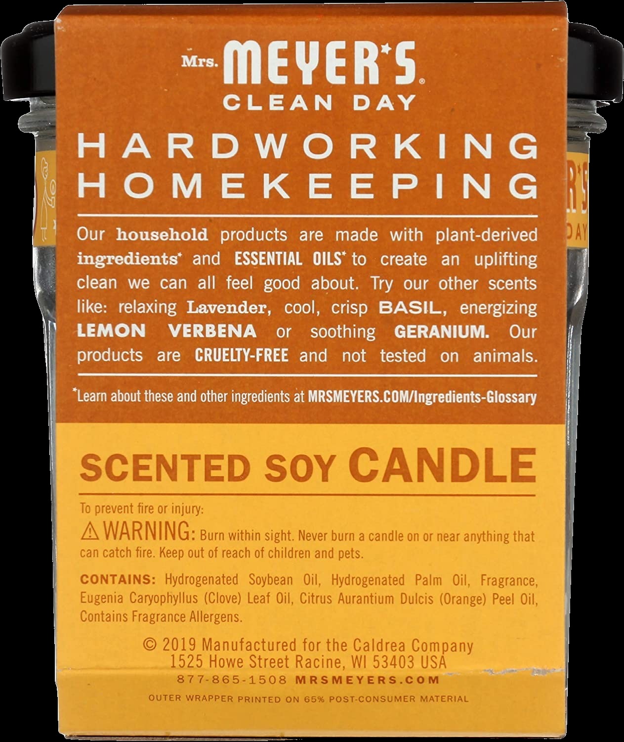 Orange Clove Soy Candle