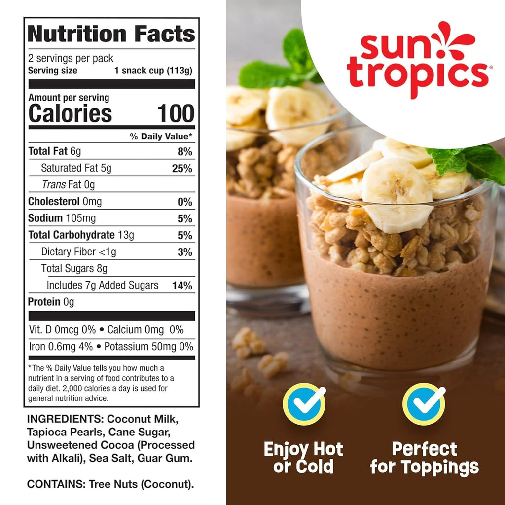 Chocolate Tapioca Pudding (2 CT)