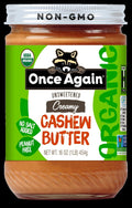 Unsweetened Organic Cashew Butter