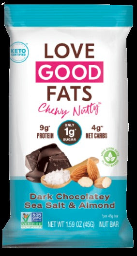 Casepack of 12 Dark Chocolate Sea Salt Almond Protein Bars
