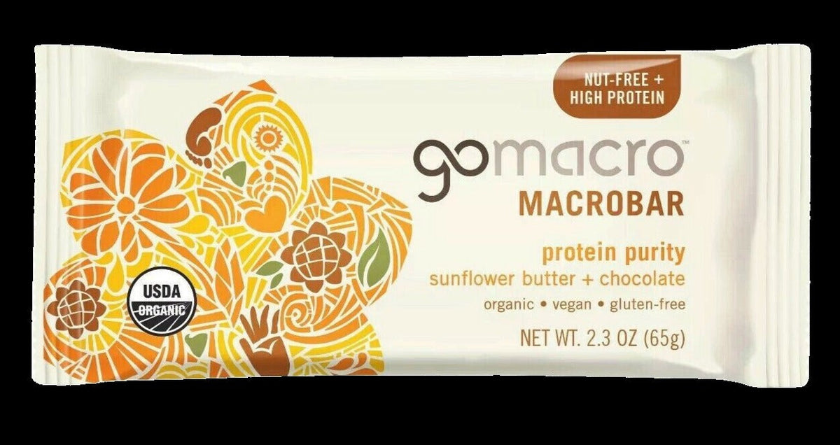 Sunflower Butter and Chocolate Macrobar (12 PACK)