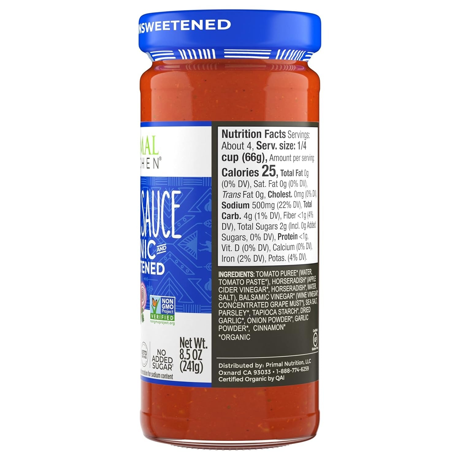 Unsweetened Cocktail Sauce