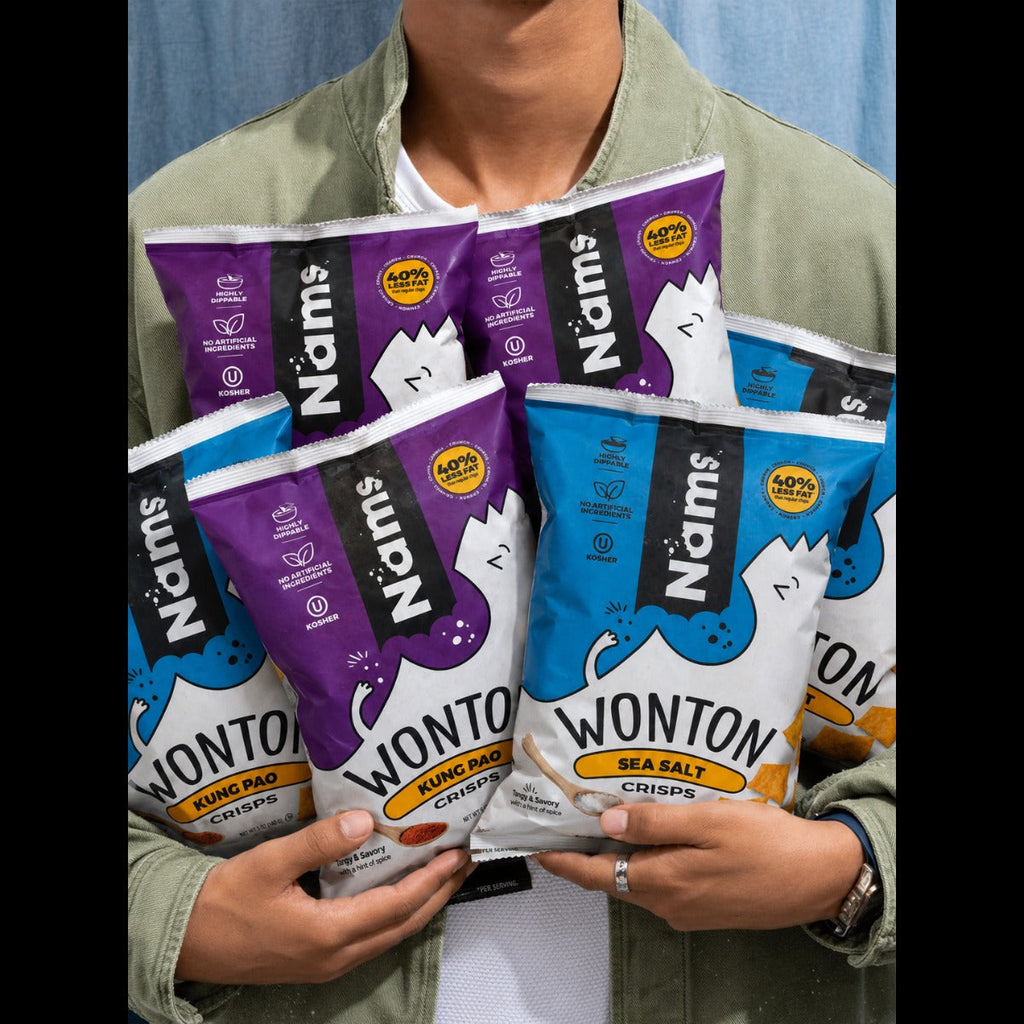 Kung Pao Flavored Wonton Crisps Snack