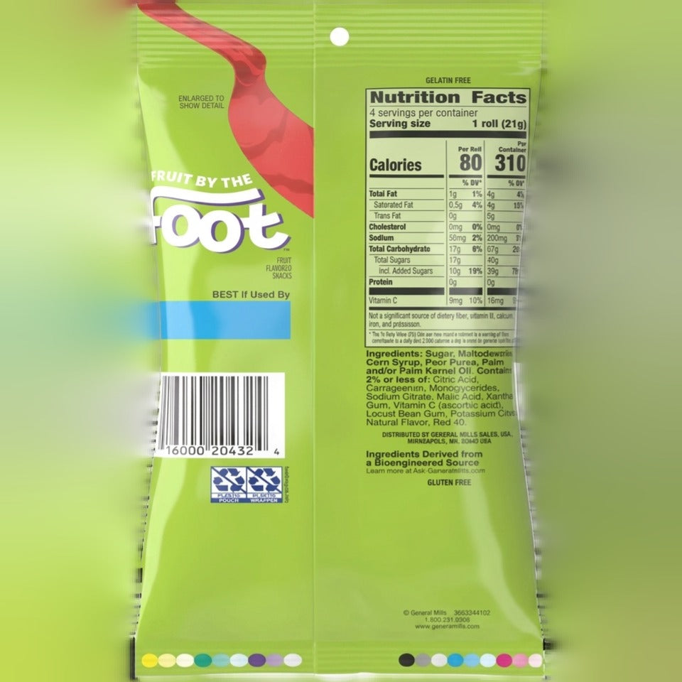 Fruit by the Foot Strawberry Tie Dye (8 Pack)