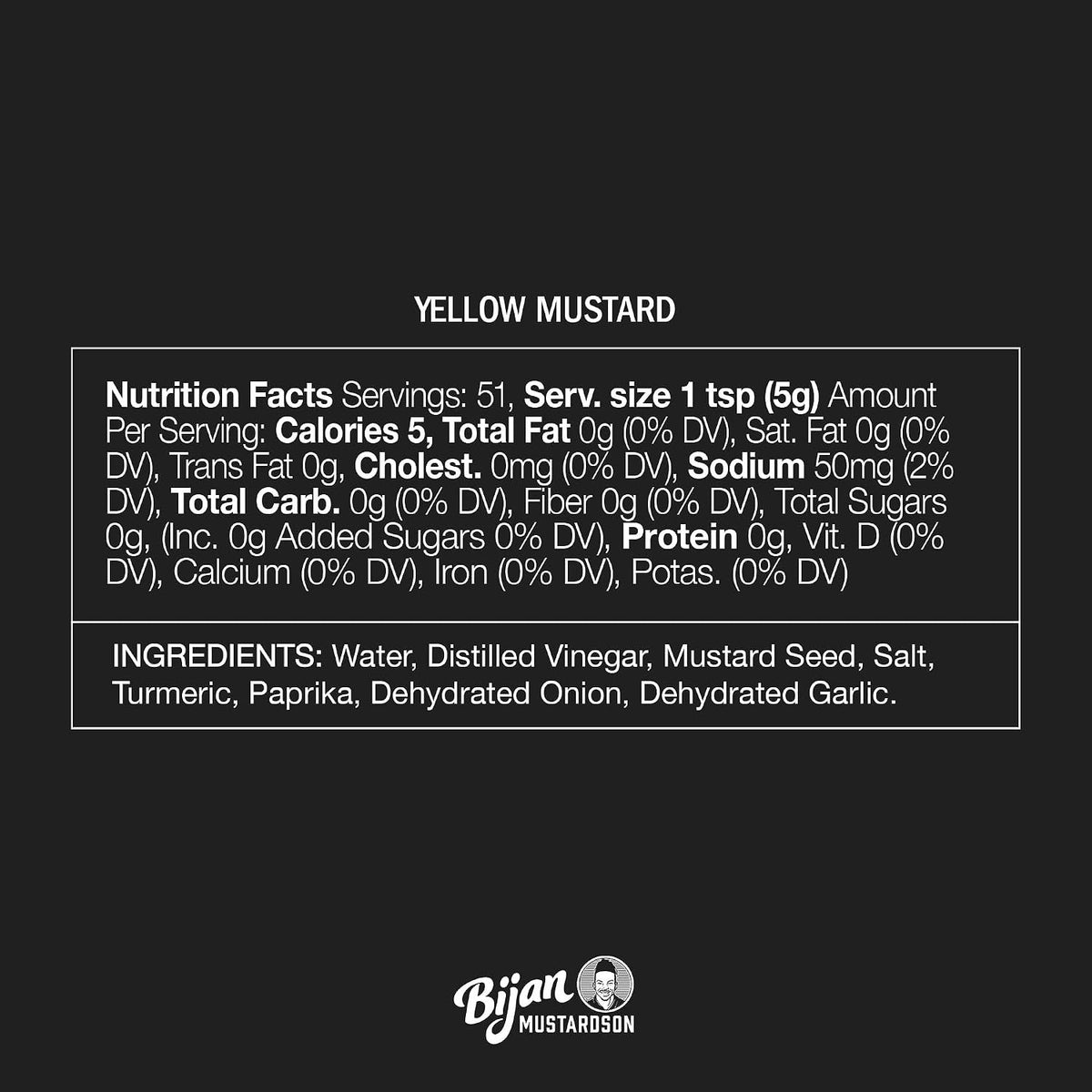 Gourmet Yellow Mustard