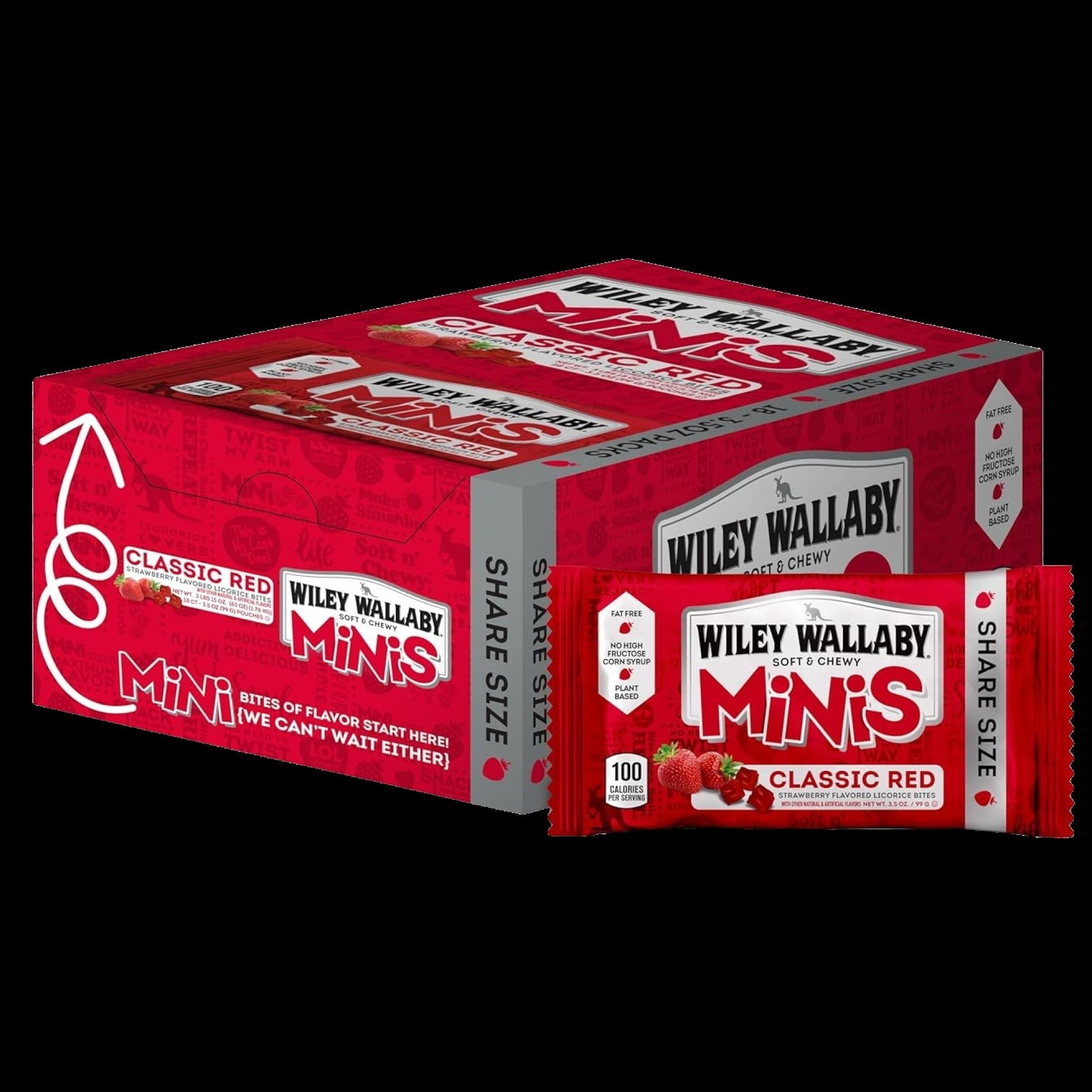 Classic Red Licorice Bites (18 Pack)