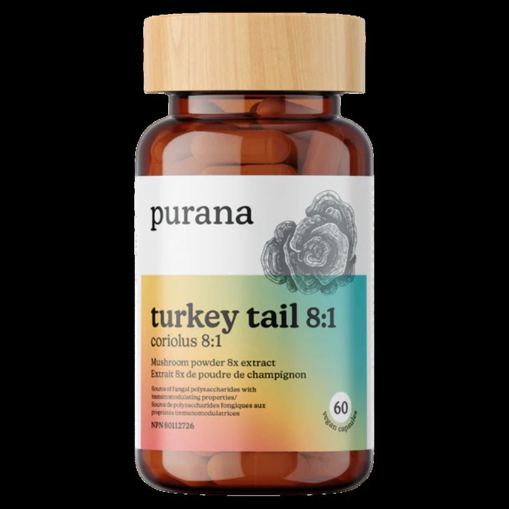 Turkey Tail 8:1 Mushroom Powder (60 Capsules)