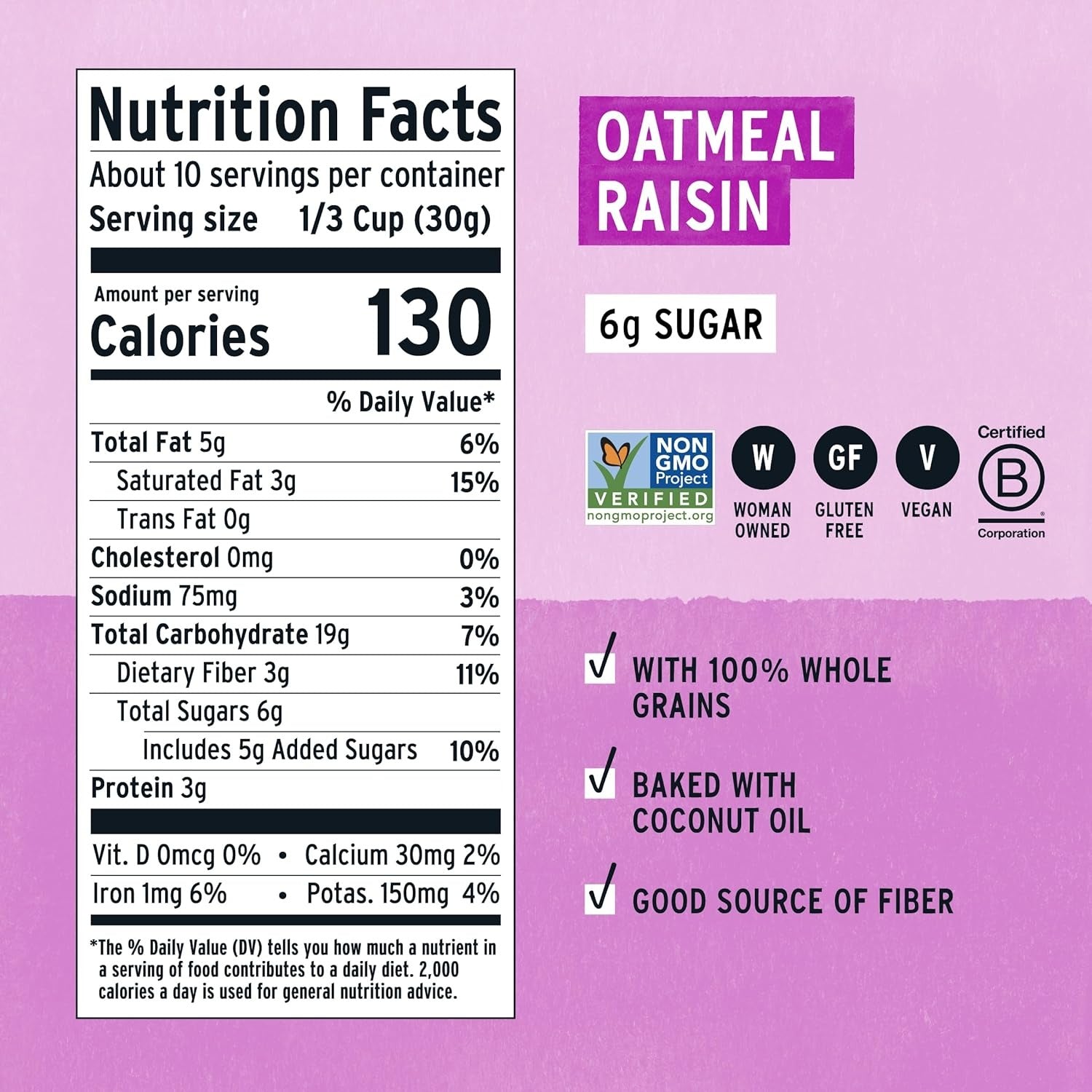Oatmeal Rasin Granola Cookie