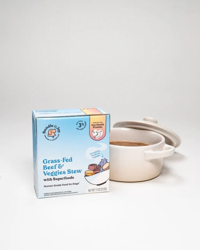Grass-Fed Beef & Veggies Stew Dog Food (12 Pack)