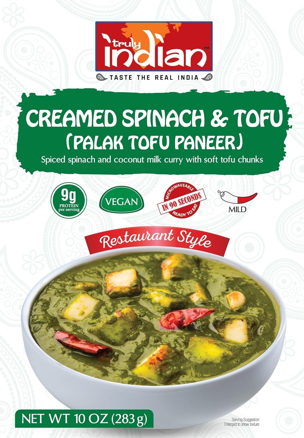 Creamy Spinach Tofu Curry Entree (3CT)