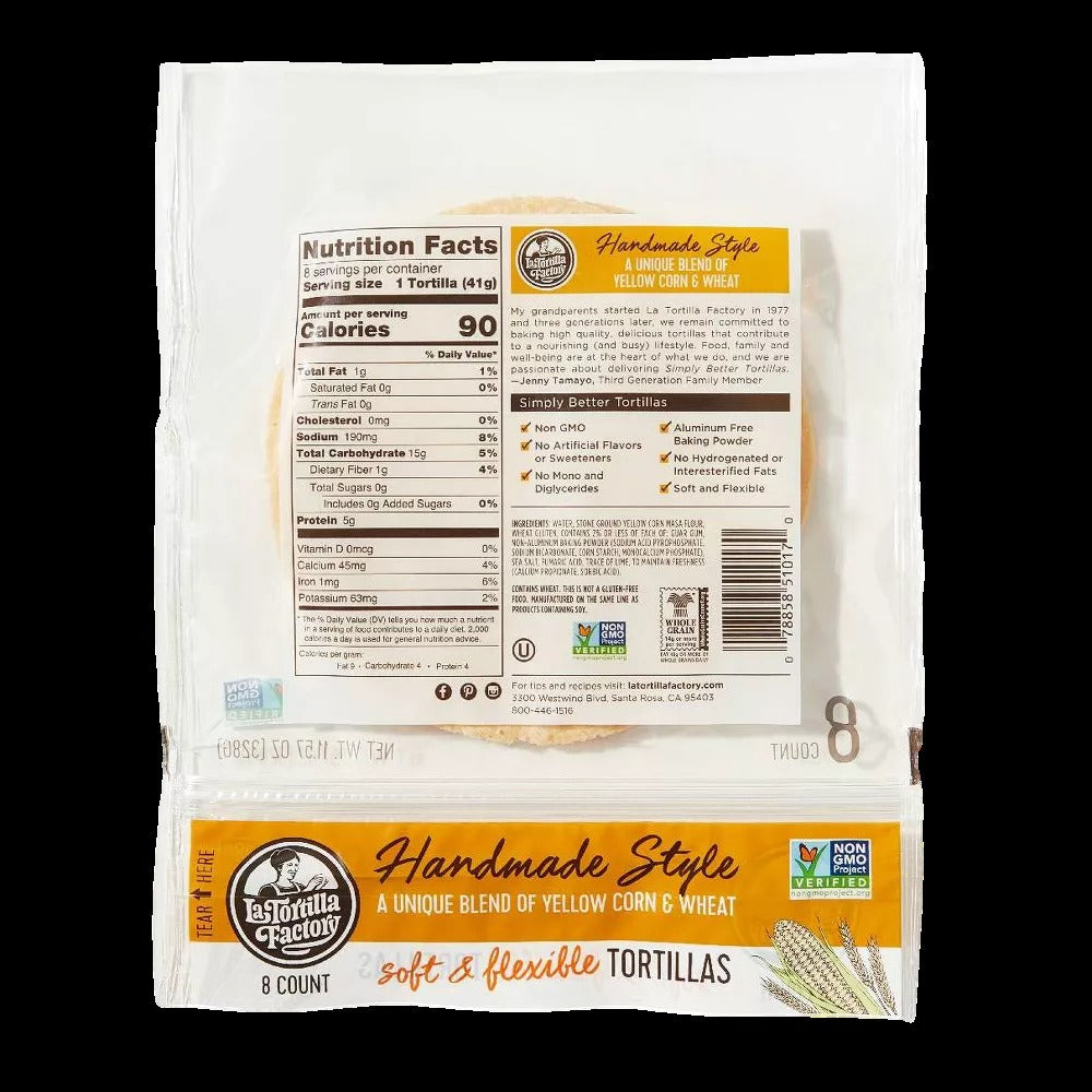 Yellow Corn Tortillas