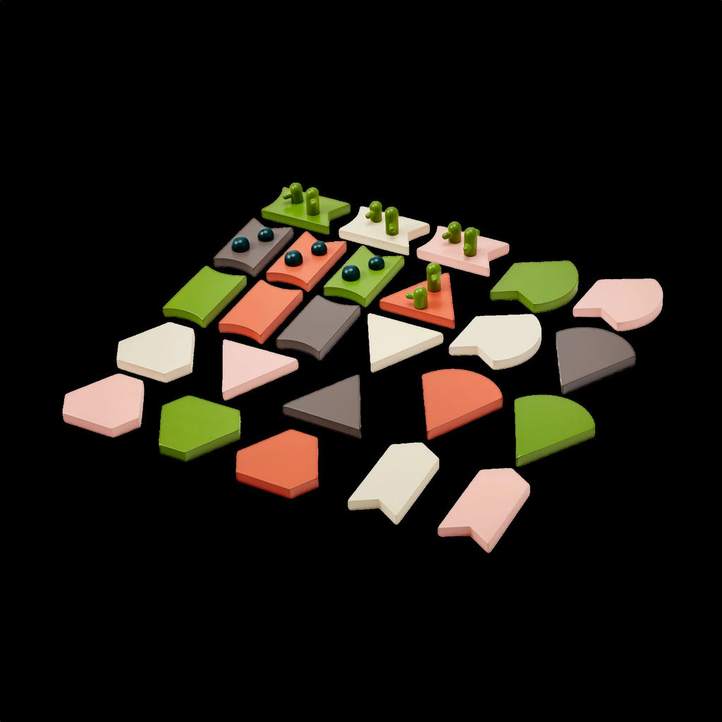 Blockitecture Wooden Play Set - Desert Garden