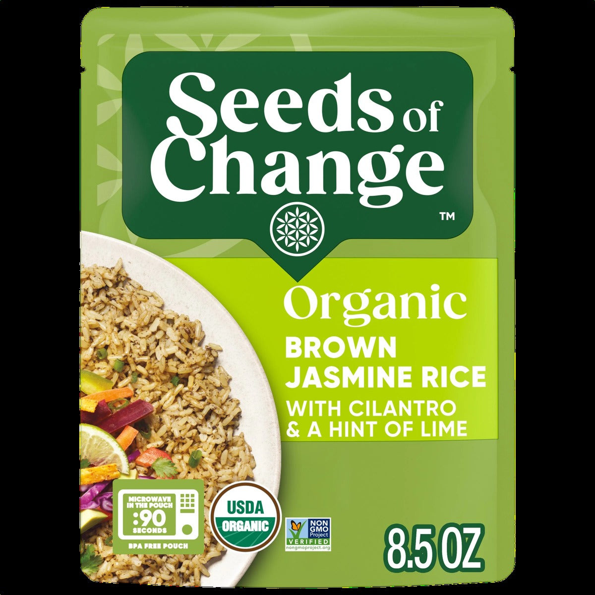 Organic Brown Jasmine Rice With Cilantro