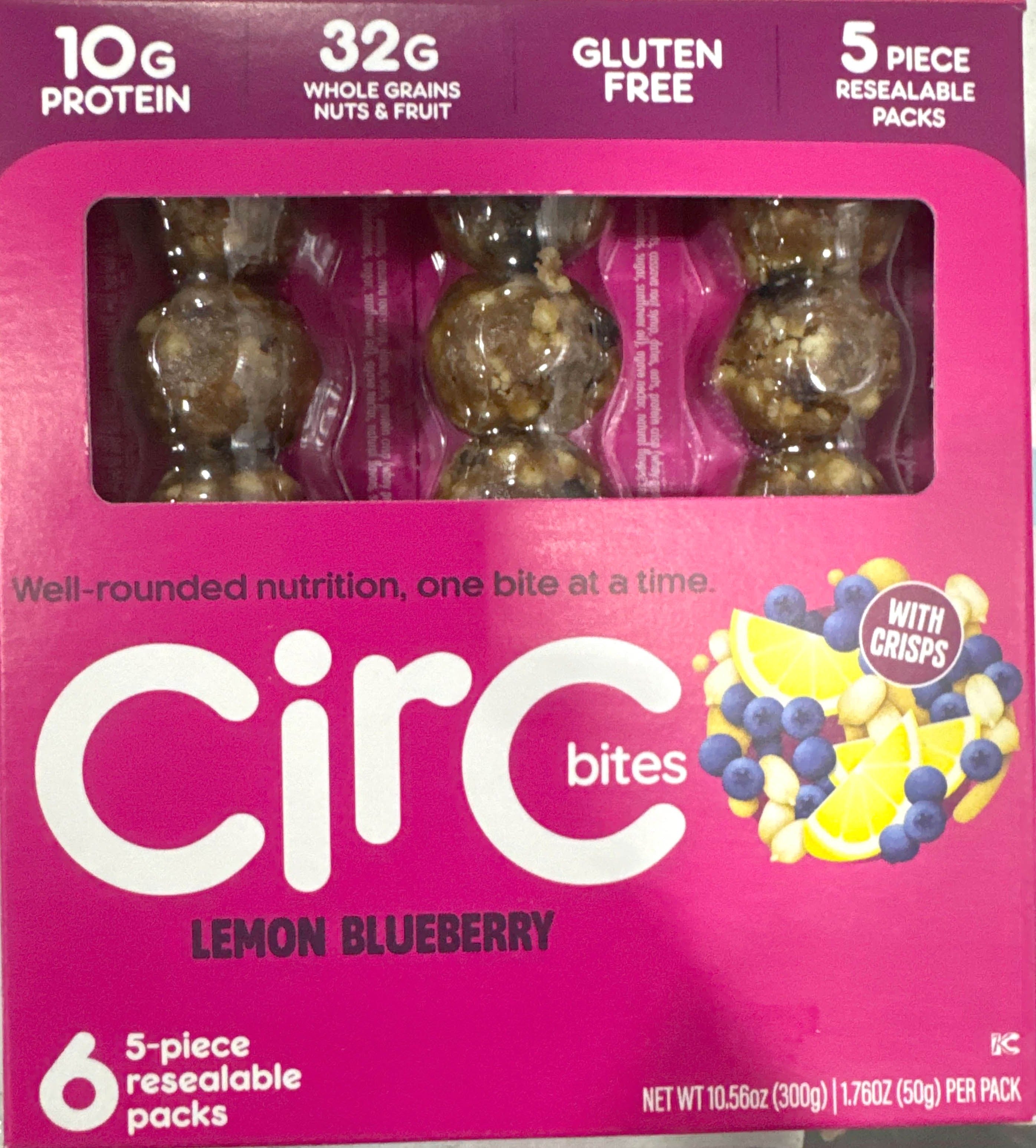 Lemon Blueberry High Protein Energy Bites (6 CT)