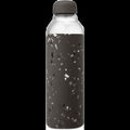 20oz Glass Water Bottle - Charcoal Terrazzo
