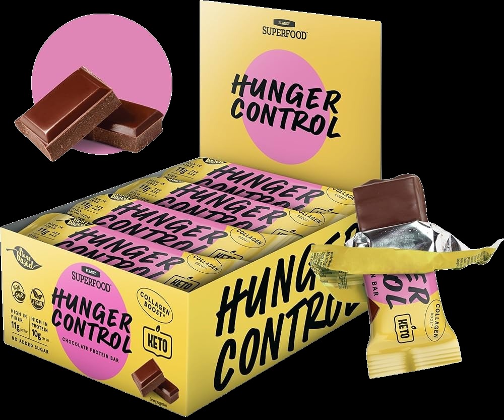 Hunger Control - Chocolate Protein Bars (12CT)