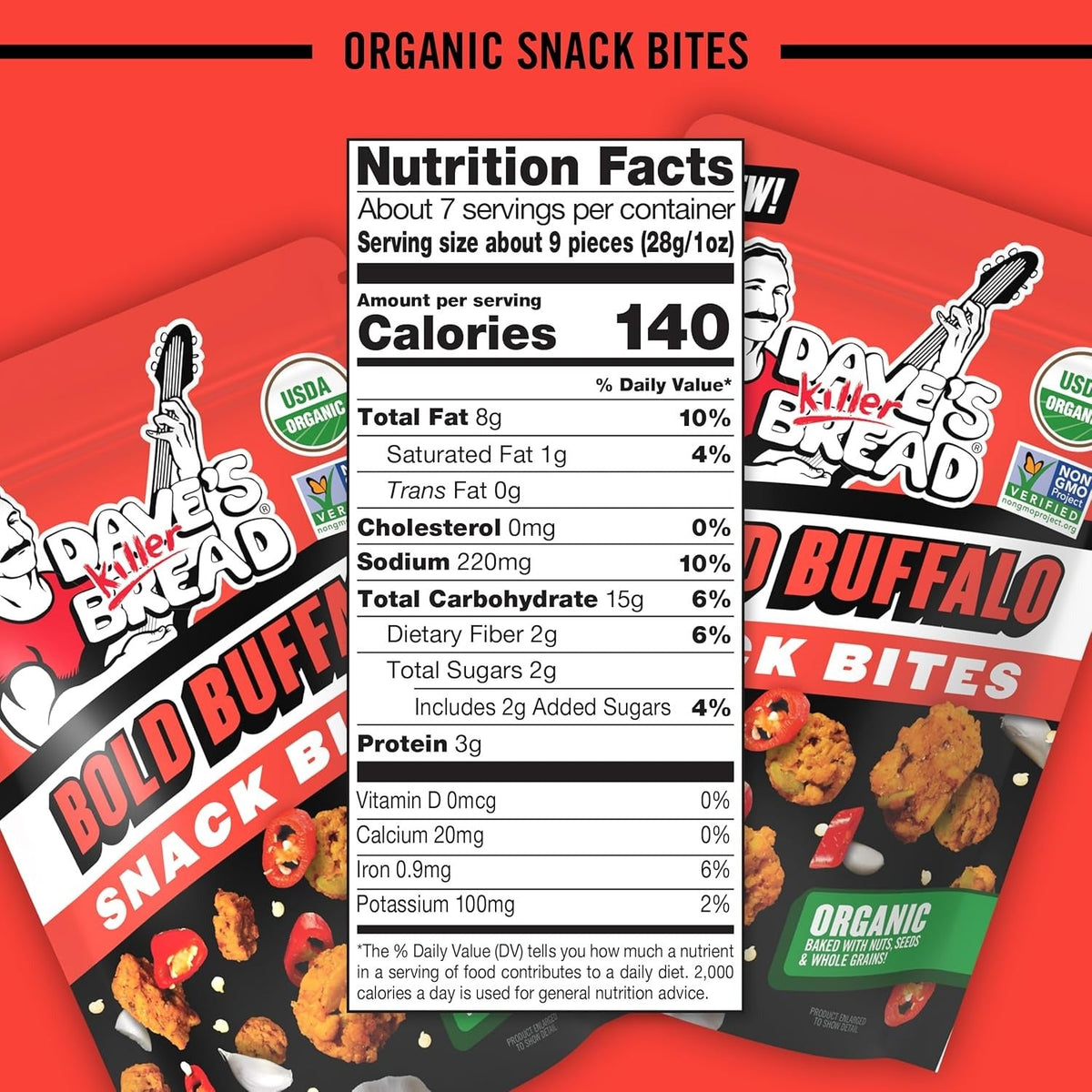 Organic Bold Buffalo Snack Bites