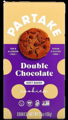 Soft Baked Double Chocolate Cookies