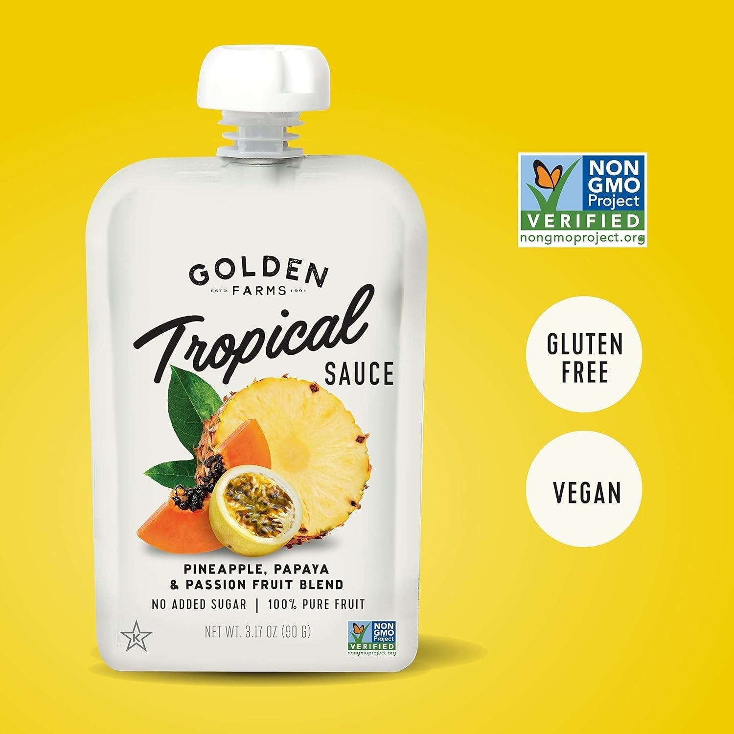 Pineapple, Papaya & Passion Fruit Blend Tropical Sauce (8 Pack)