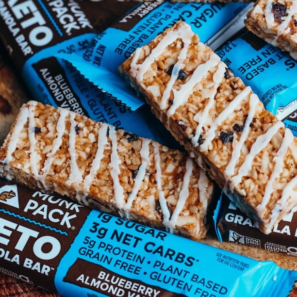Keto Granola Bar - Blueberry Almond Vanilla (4 Pack)