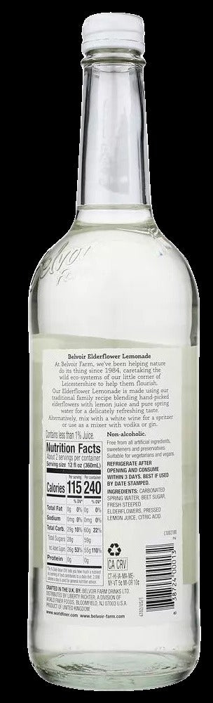 Elderflower Lemonade Sparkling Soft Drink