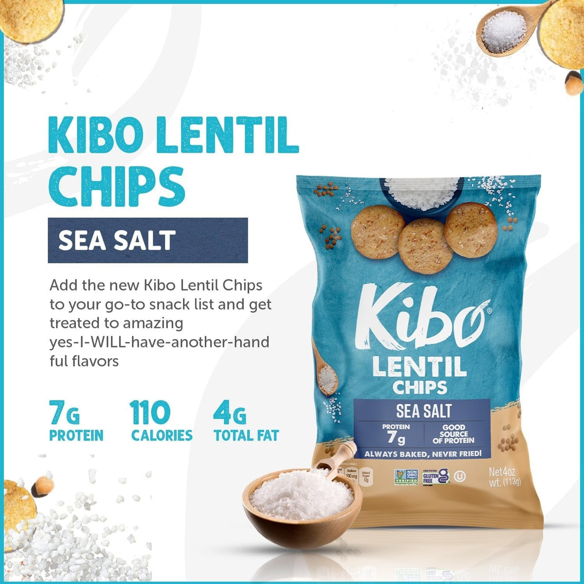 Sea Salt Lentil Chips