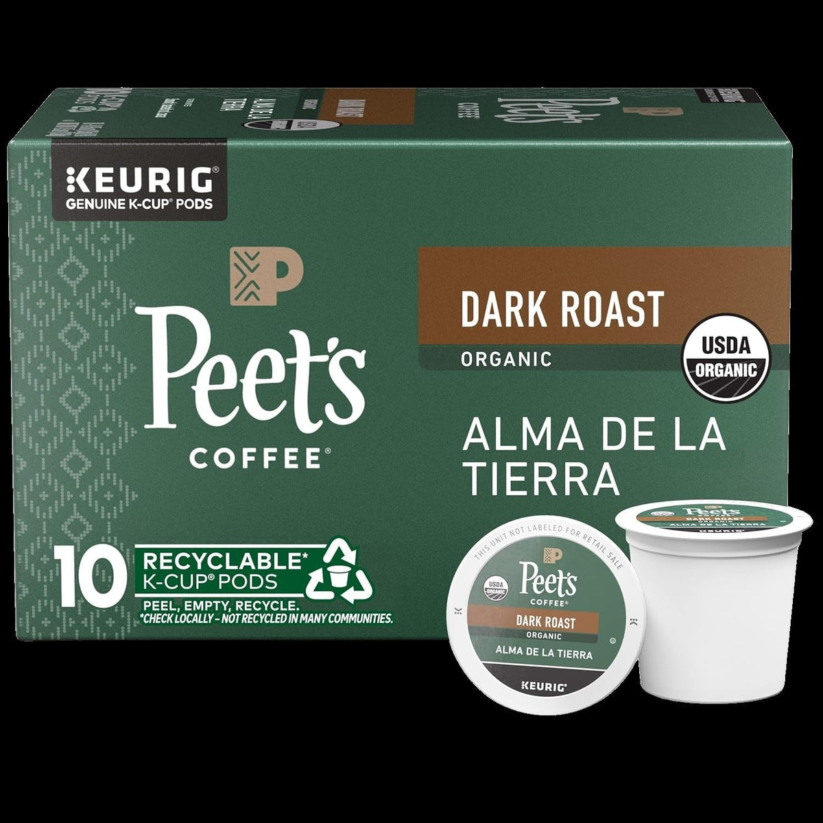 Organic Dark Roast K-Cup Pods (10 CT)