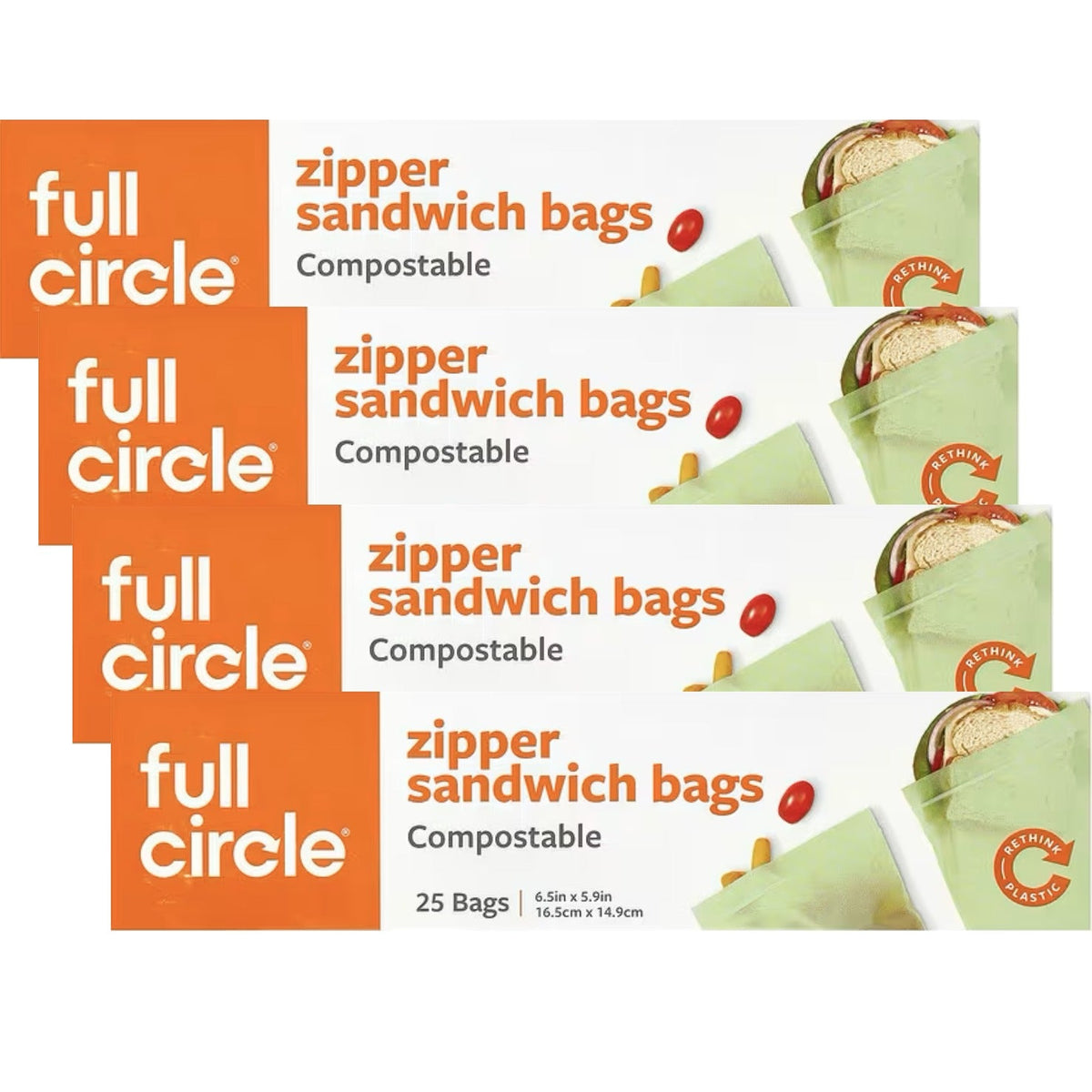 Compostable Sandwich Bags (100 CT)