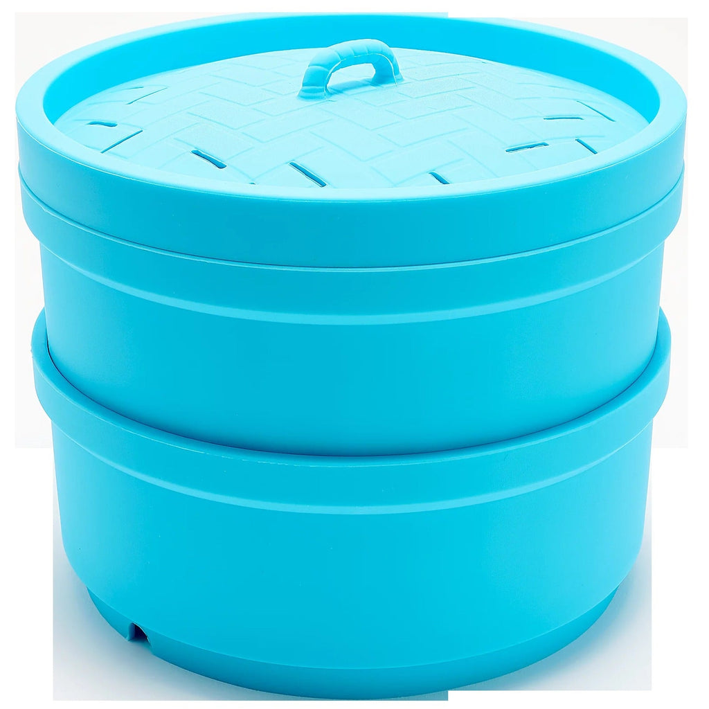 Double-Layer Steamer Set - Aqua