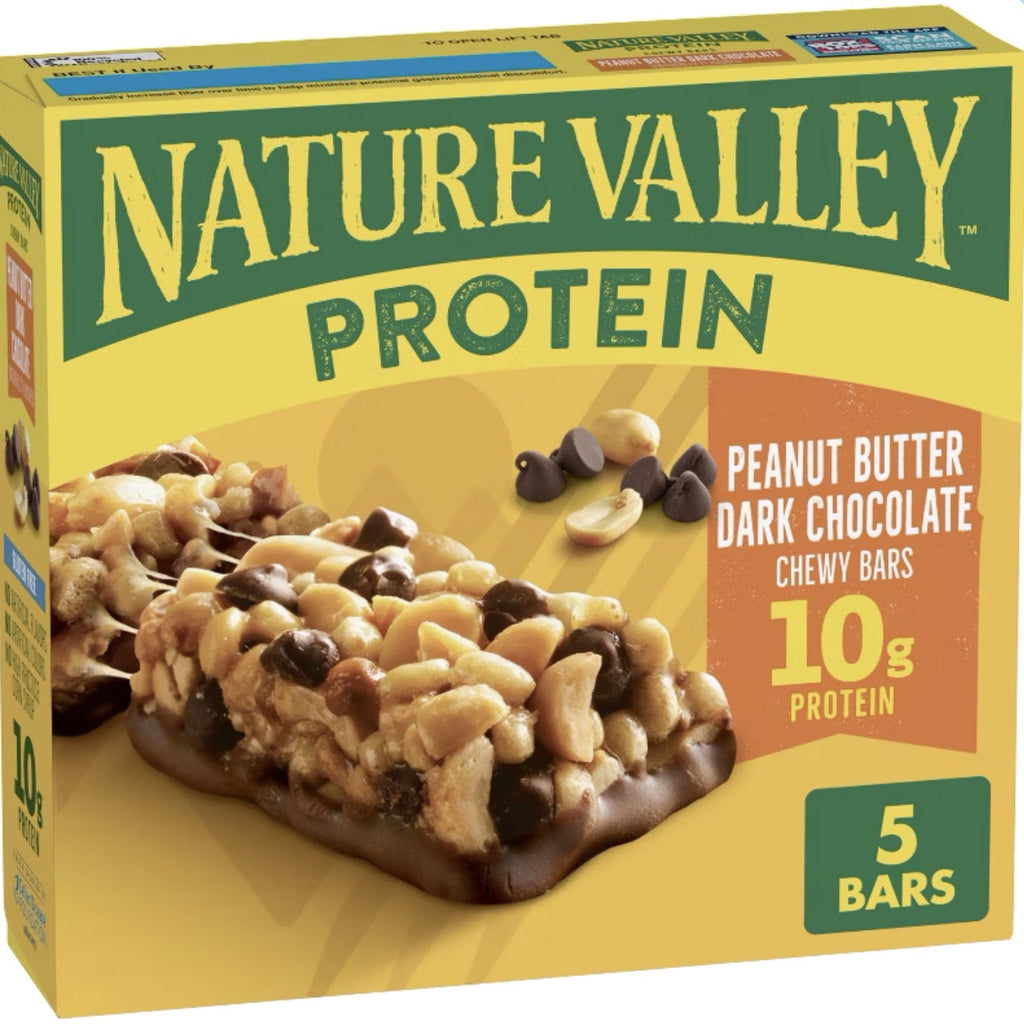 Protein Chewy Bars Peanut Butter Dark Chocolate (5 CT)