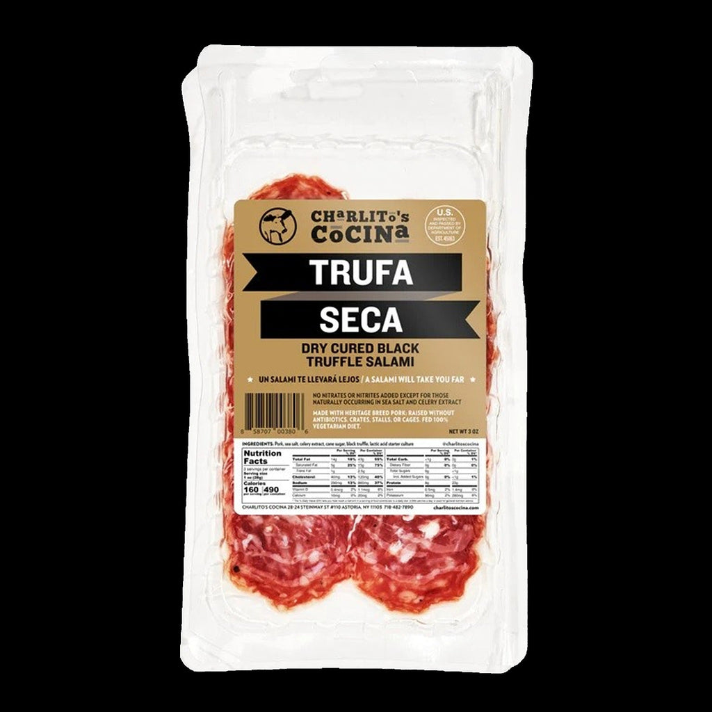 Trufa Seca Dry Cured Black Truffle Salami