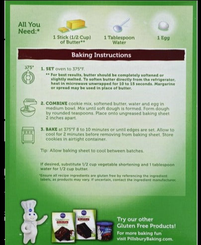 Gluten Free Chocolate Chip Cookie Mix