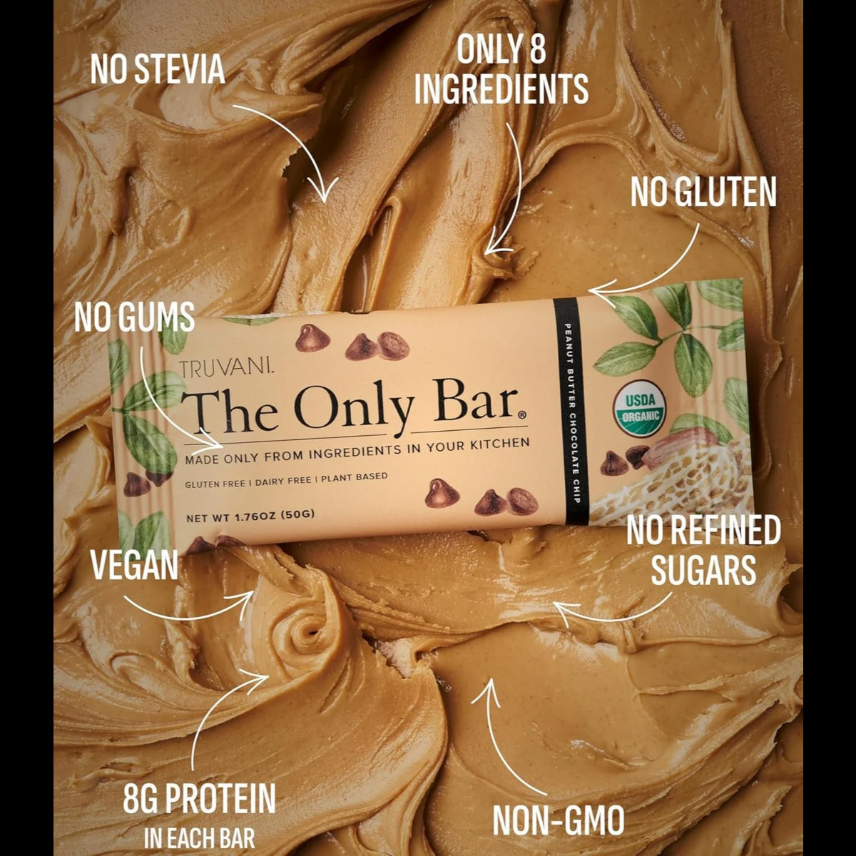 Organic The Only Bar Peanut Butter Chocolate Chip (12 CT)
