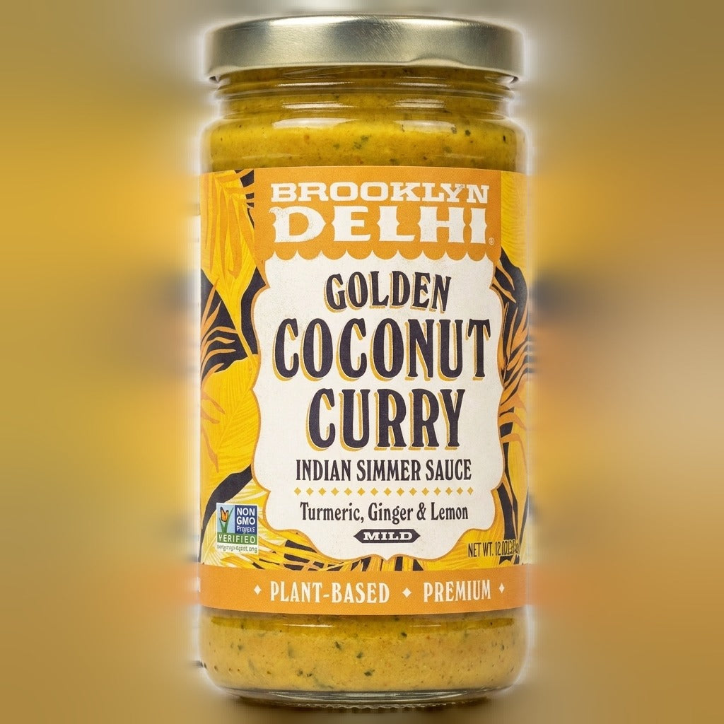 Golden Coconut Curry Indian Simmer Sauce - Mild