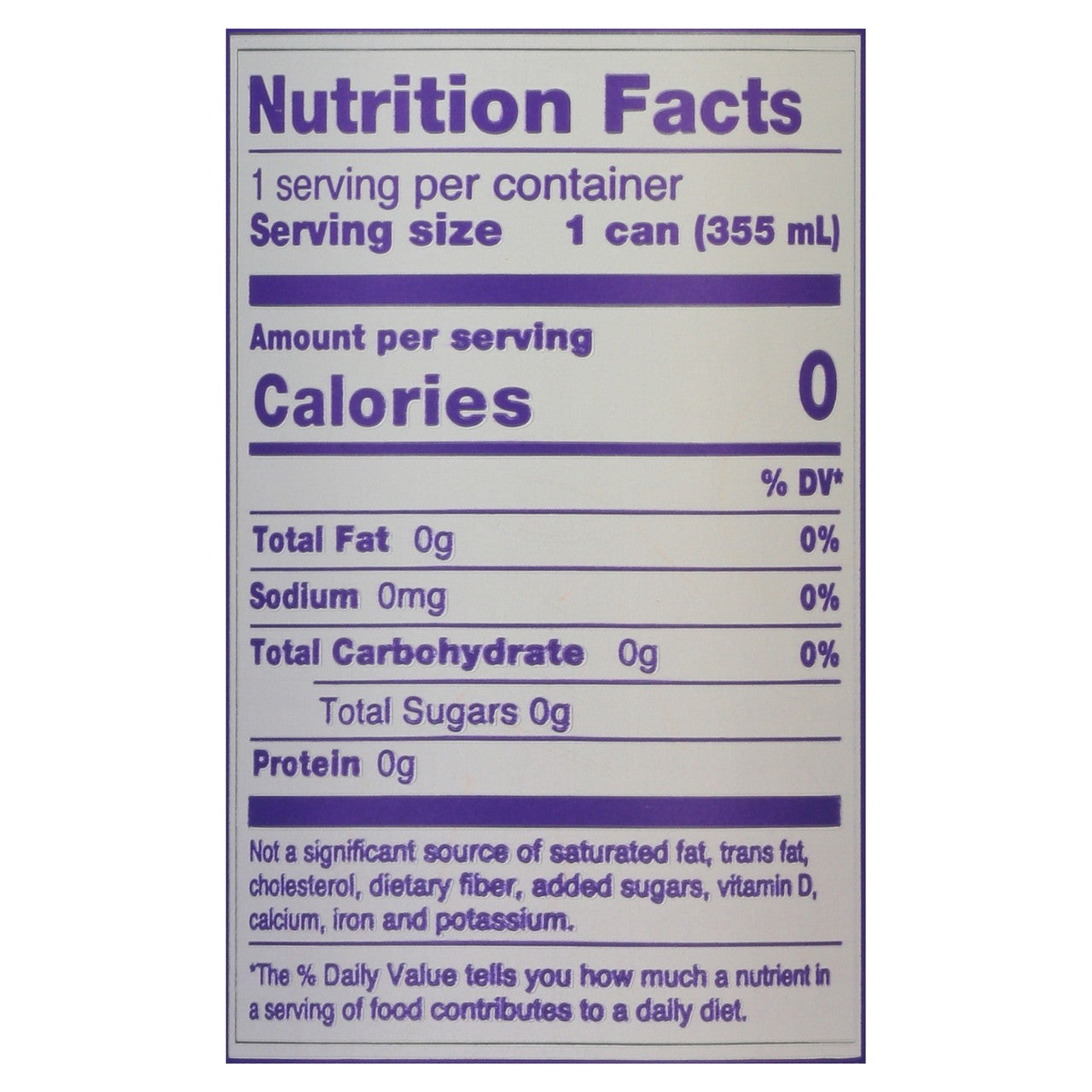 Grape Zero-Sugar Soda (12 CT)