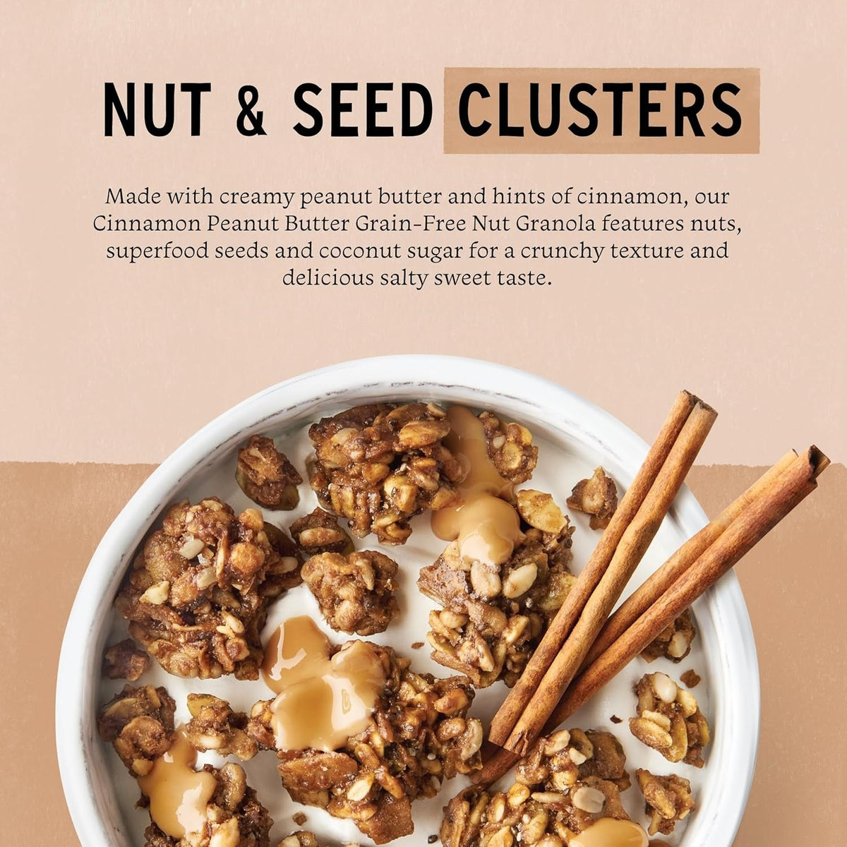 Cinnamon Peanut Butter Granola