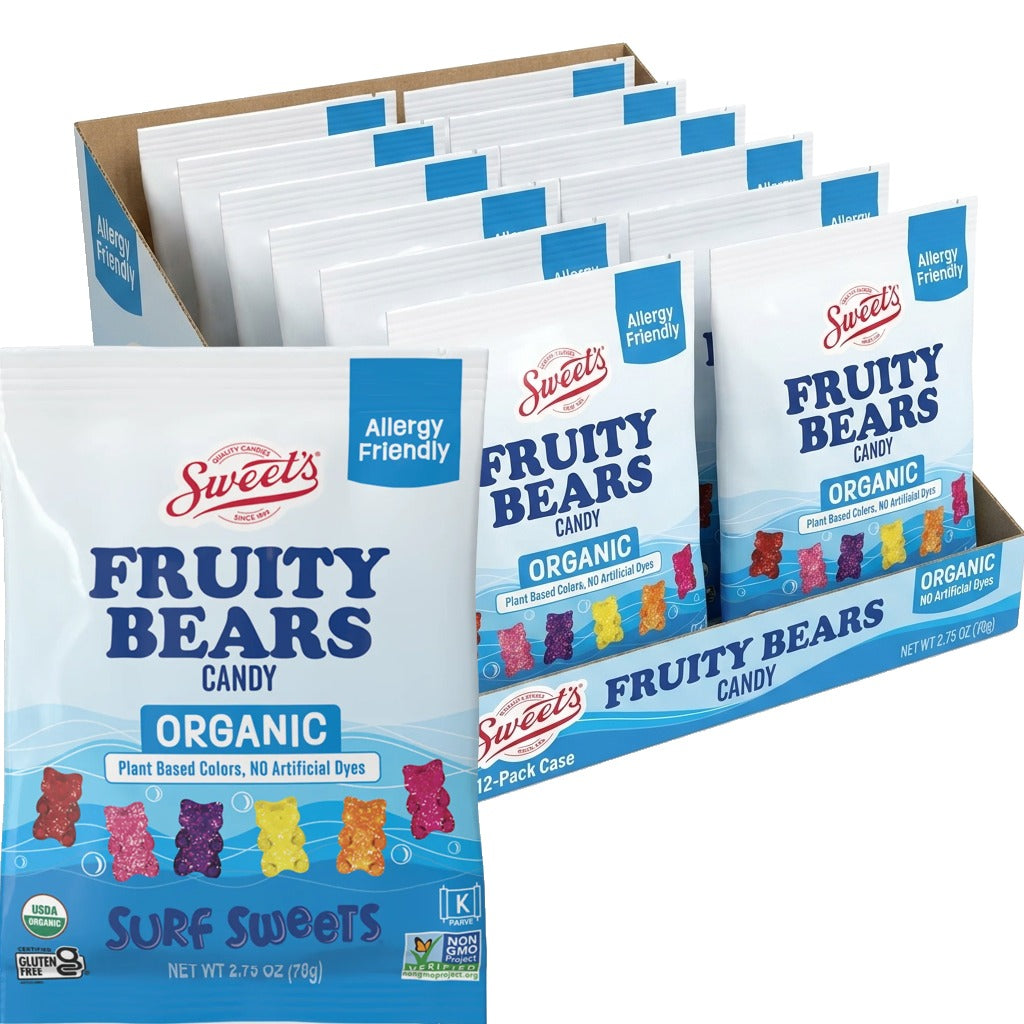 Organic Fruity Gummy Bears (12 CT)