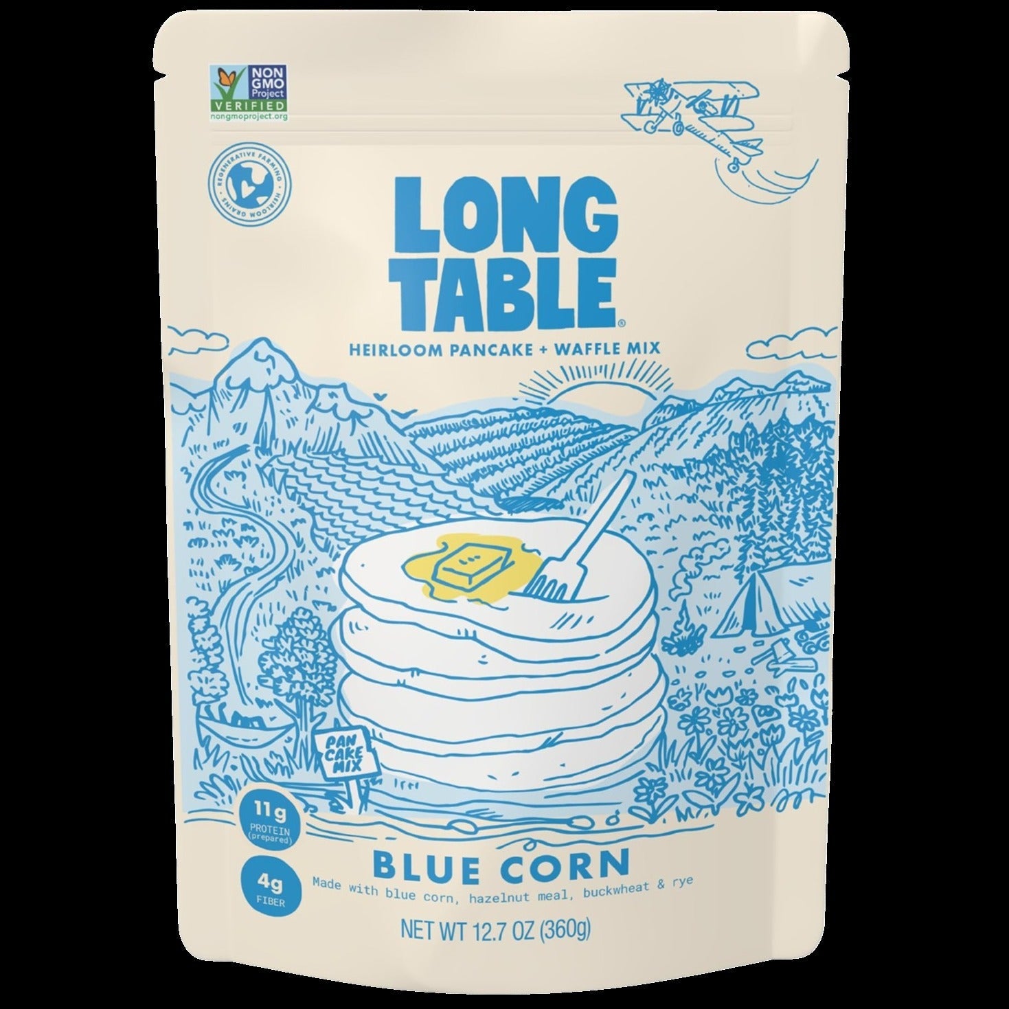 Blue Corn Pancake and Waffle Mix