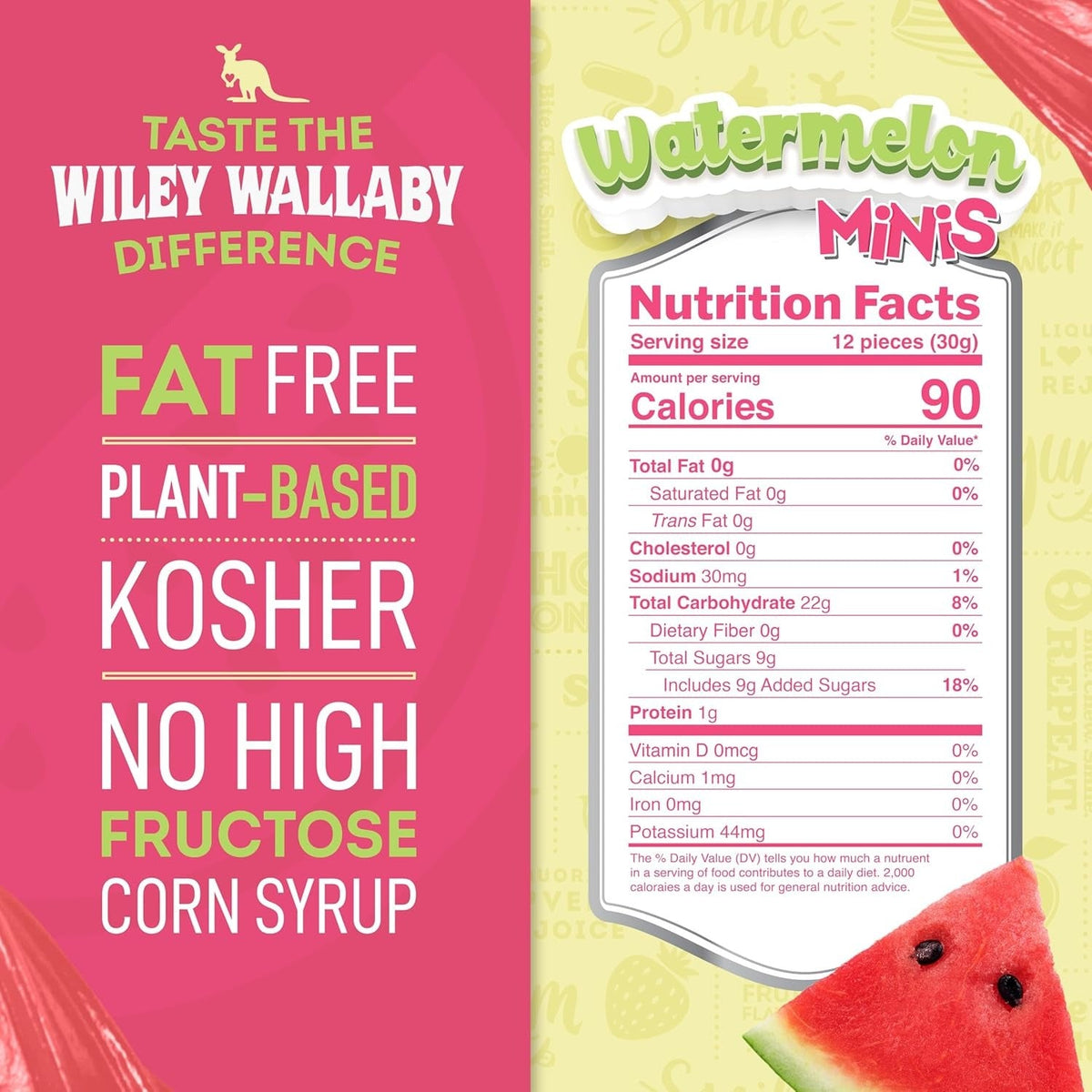 Watermelon Licorice Bites (18 Pack)