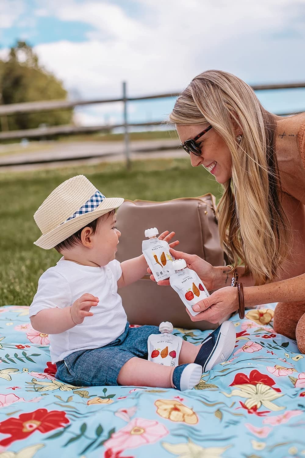 Apple, Sweet Potato, and Beet Baby Food Pouches (6 CT)