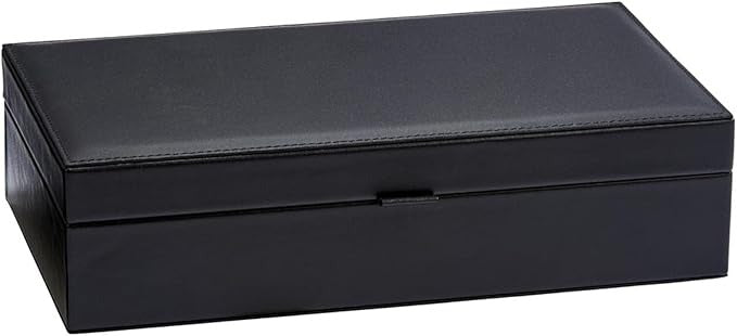 Black Leather Jewelry Box