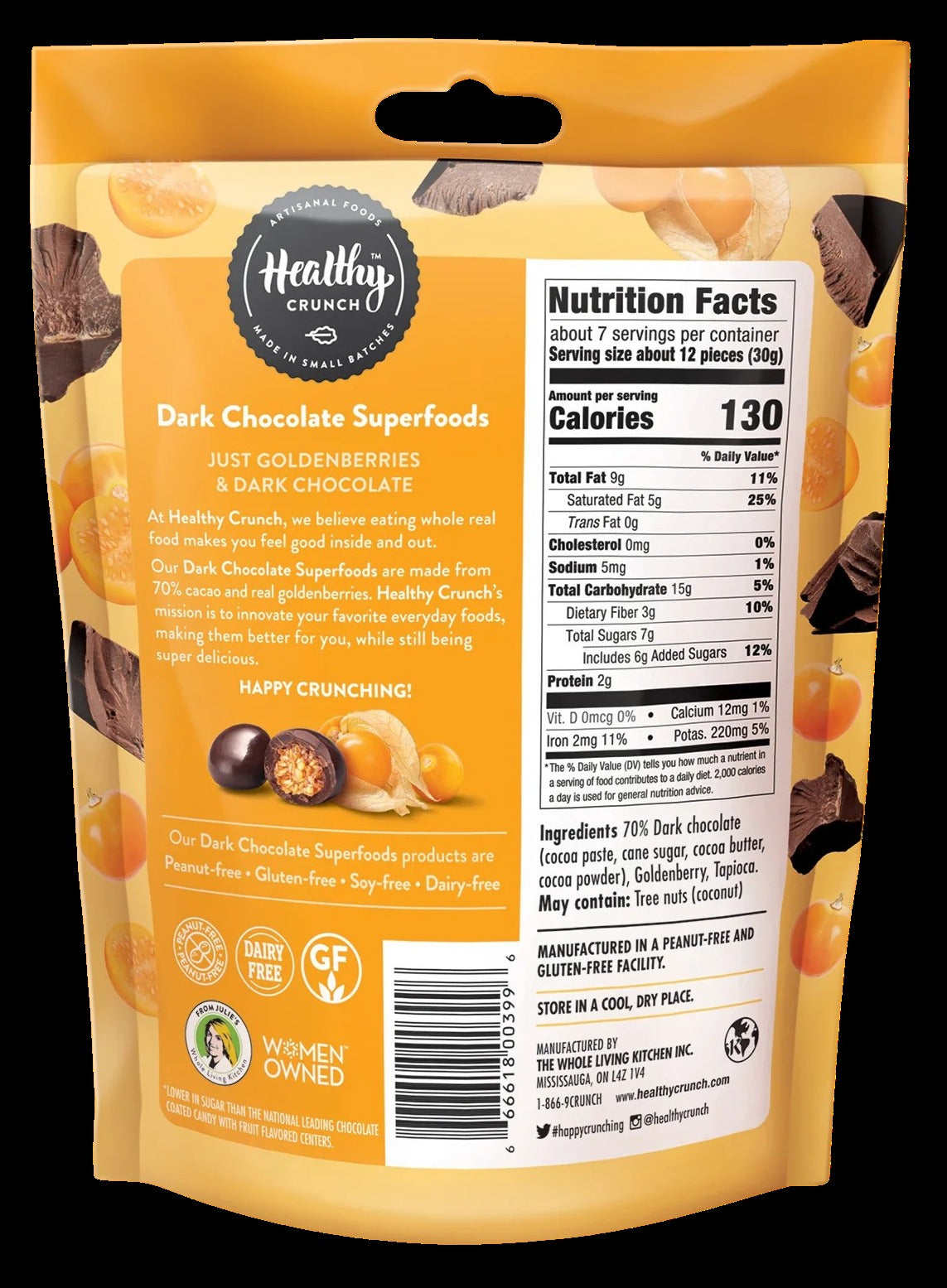 Goldenberry Dark Chocolate Superfoods