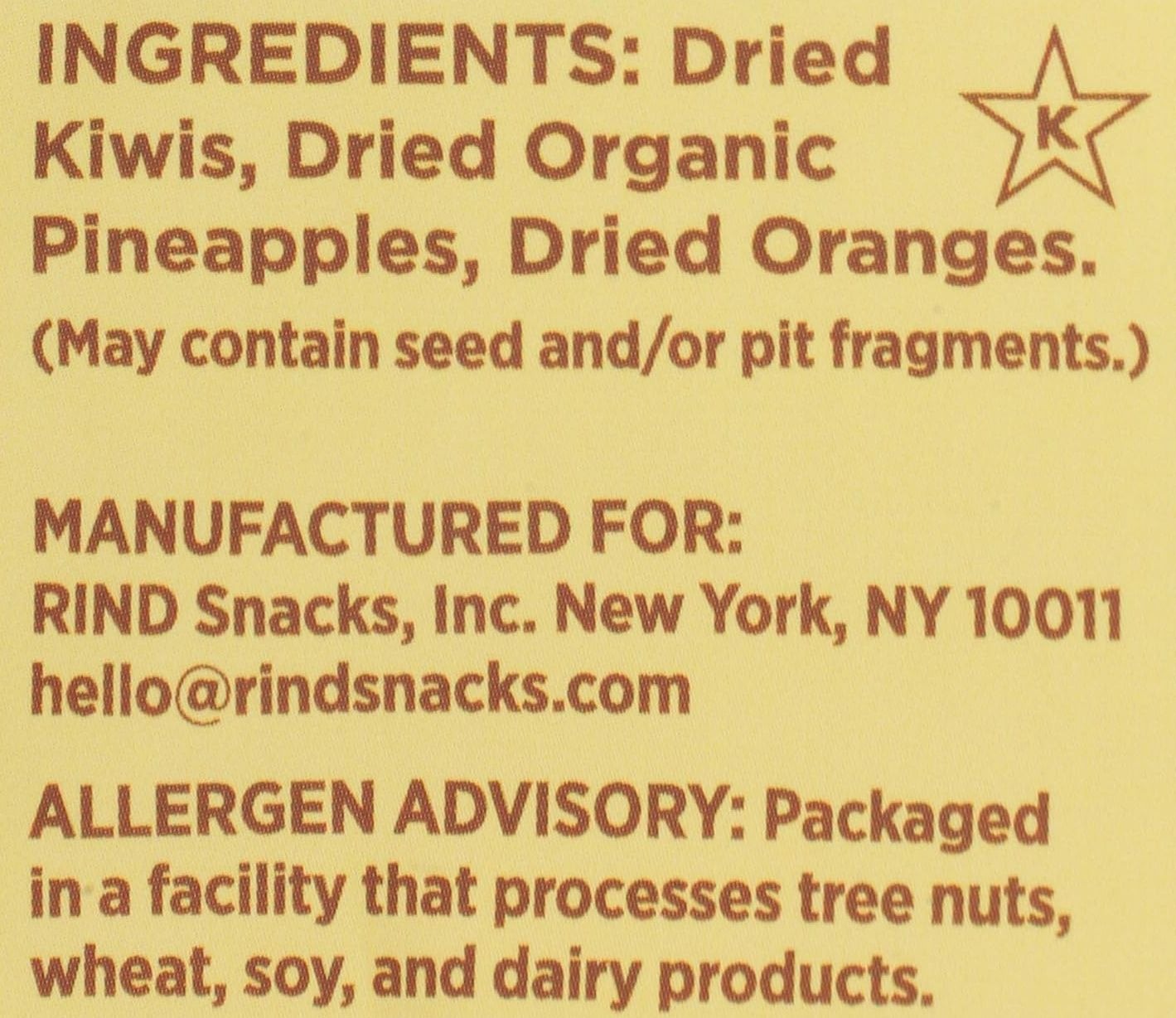 Tropical Dried Fruit Blend