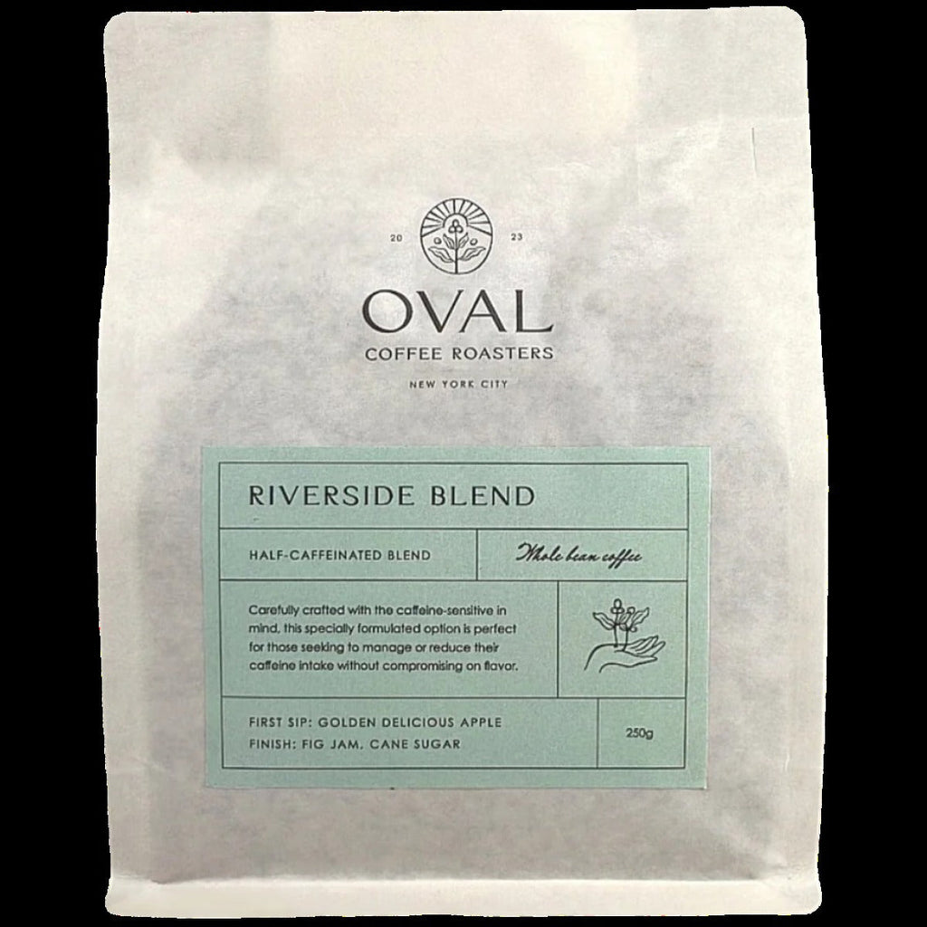 Riverside Blend Half-Caff Light Roast Whole Bean Coffee