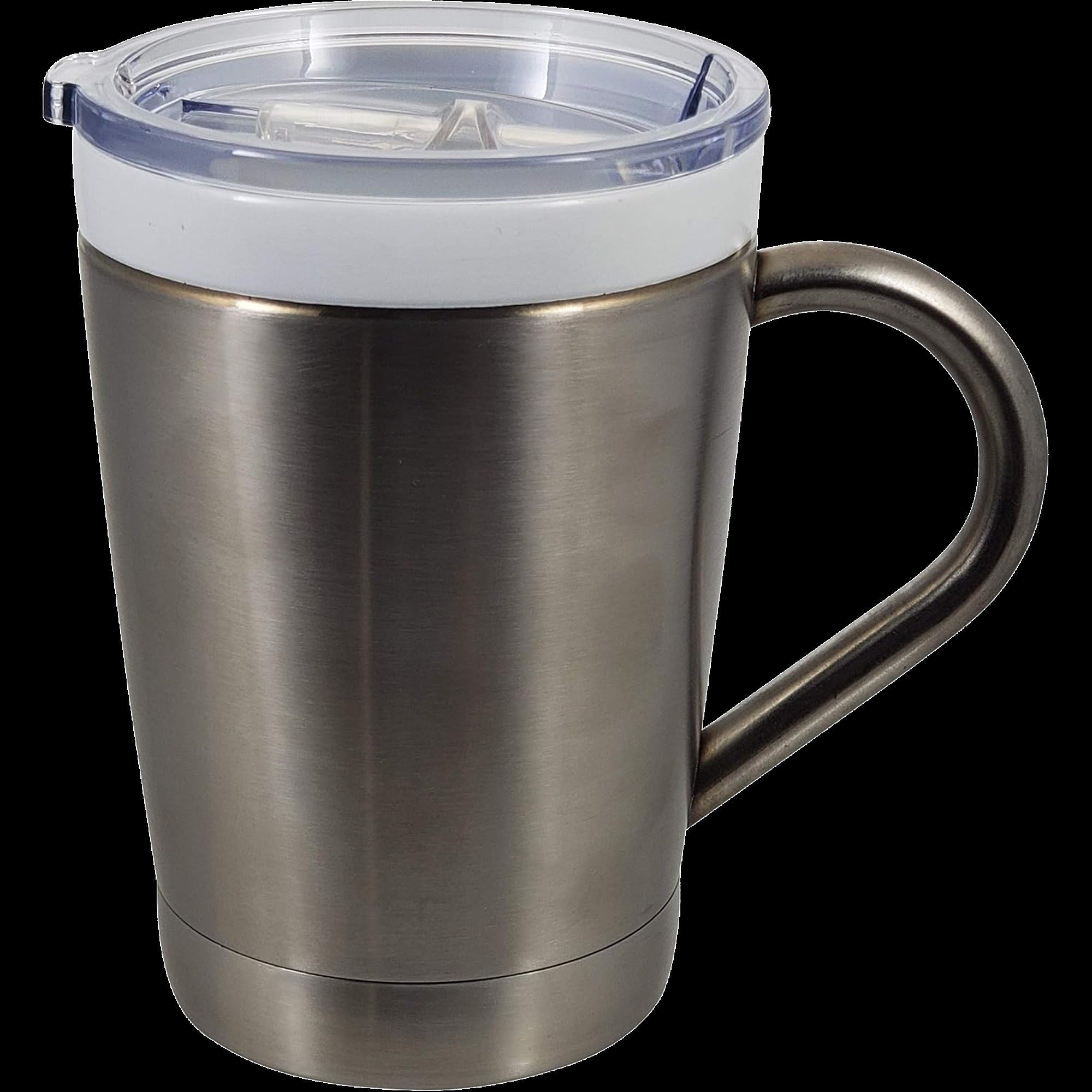 12oz CeramiSteel Ceramic Coffee Mug with Handle - Stainless