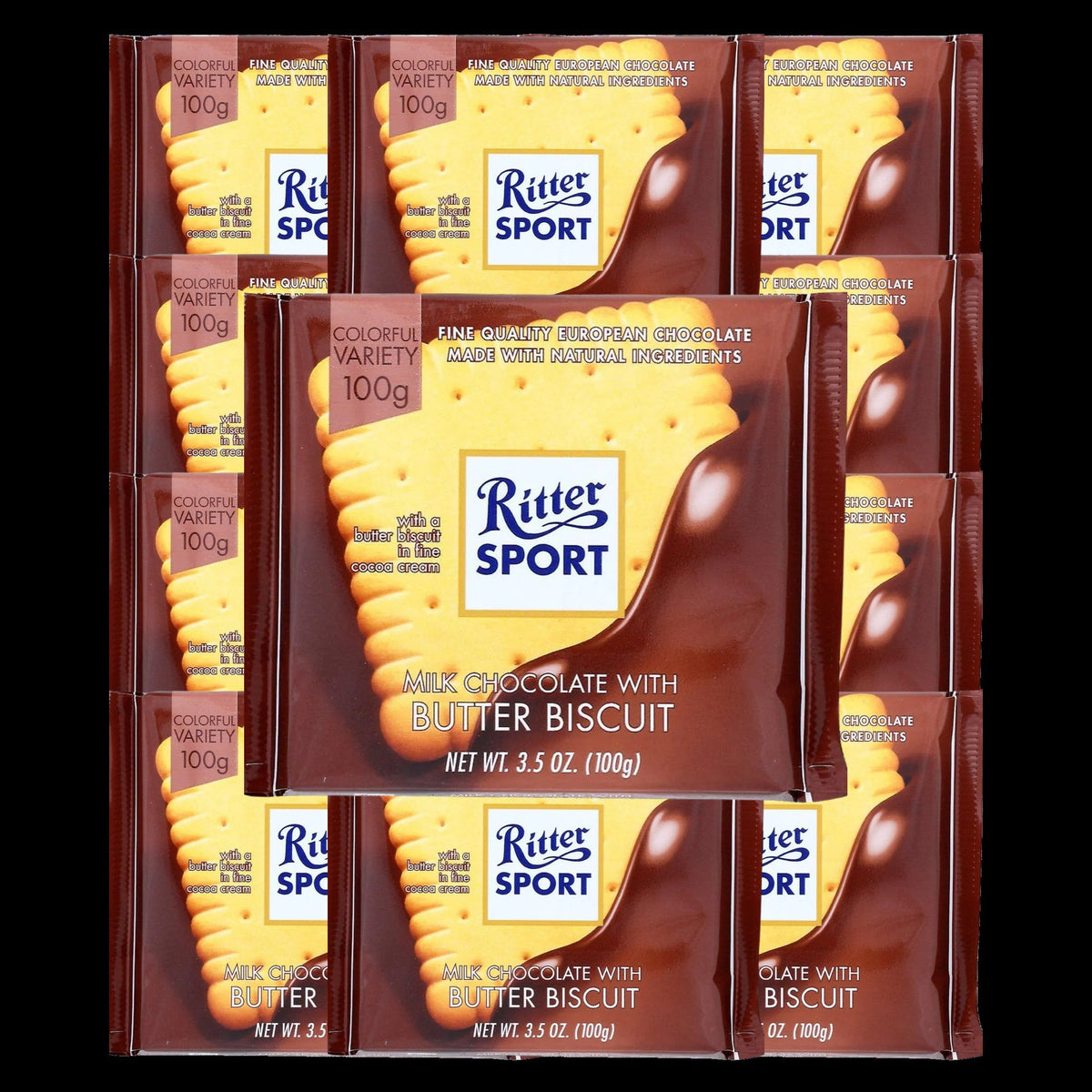 Milk Chocolate With Butter Biscuit Bar (11 Pack)