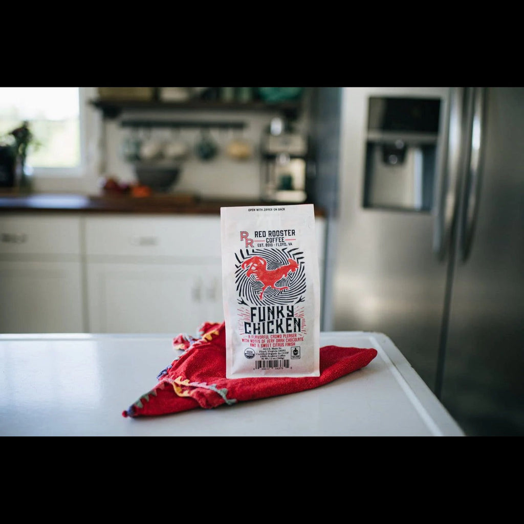Organic Funky Chicken Medium Roast Whole Bean Coffee