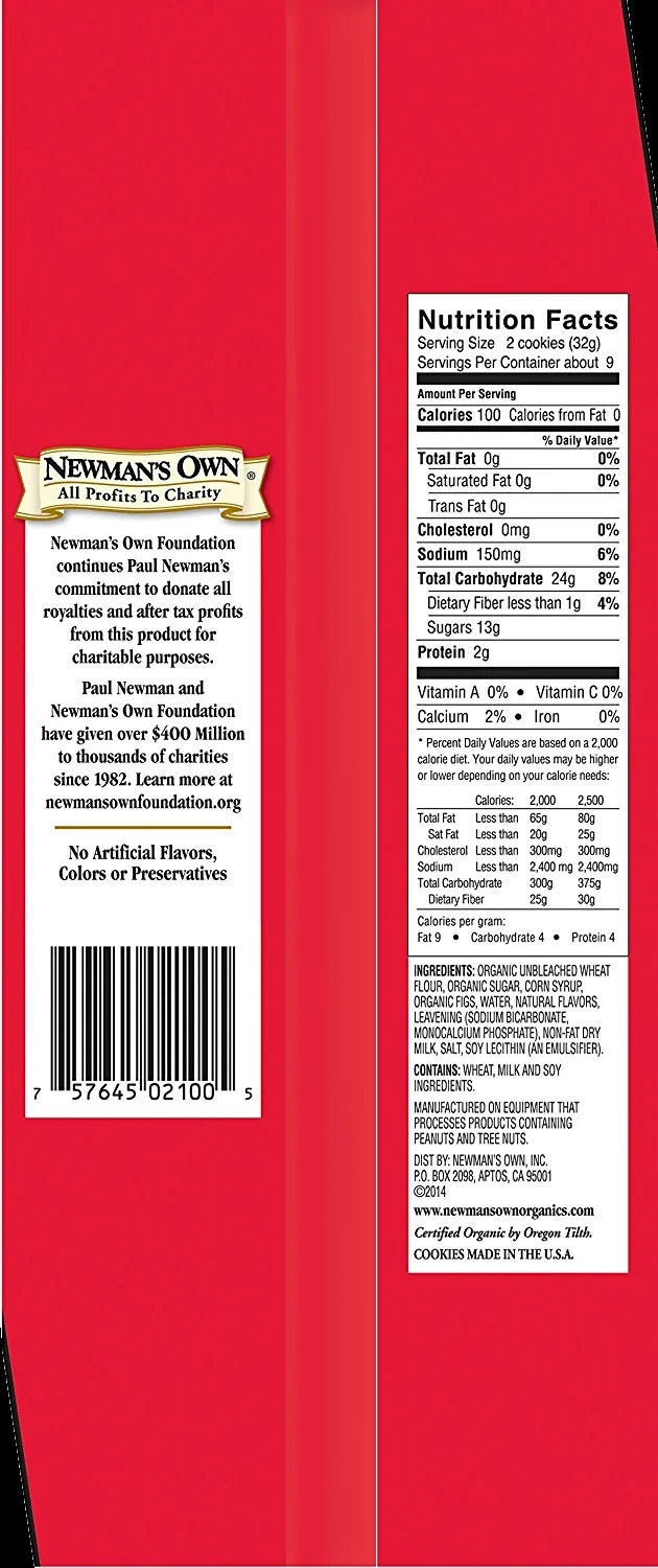 Free Fig Newmans Cookie Bar